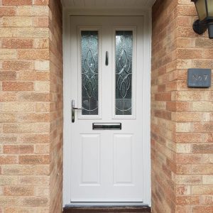 Falcon no.7 Split Window White composite Doors